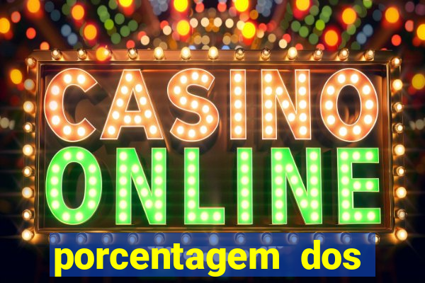 porcentagem dos joguinhos slots